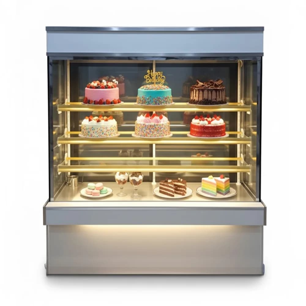 Tủ bánh kem 5 tầng Snow Queen 1200mm công suất 700W
