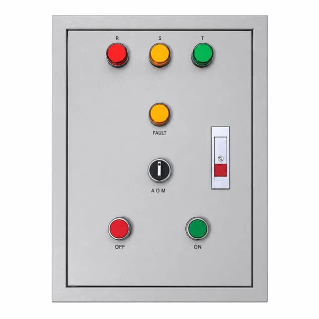 Tủ điện chống mất pha cho quạt 5kW VinaPro Inox 300x400x180mm