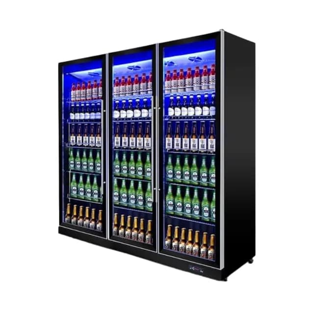 Tủ đông trưng bày 3 cánh kính Tokadai 1650L dung tích lớn