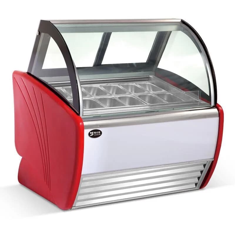 Tủ đông trưng bày kem 8 khay 1030x980x1350 mm