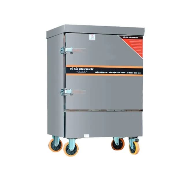 Tủ hấp xúc xích năng suất 30-36 kg/mẻ kích thước 710x1580x660mm