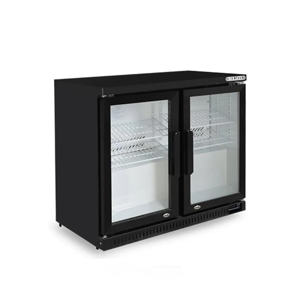Tủ mát quầy bar Berjaya BJY-2DBC198BS-B dung tích 198 lít