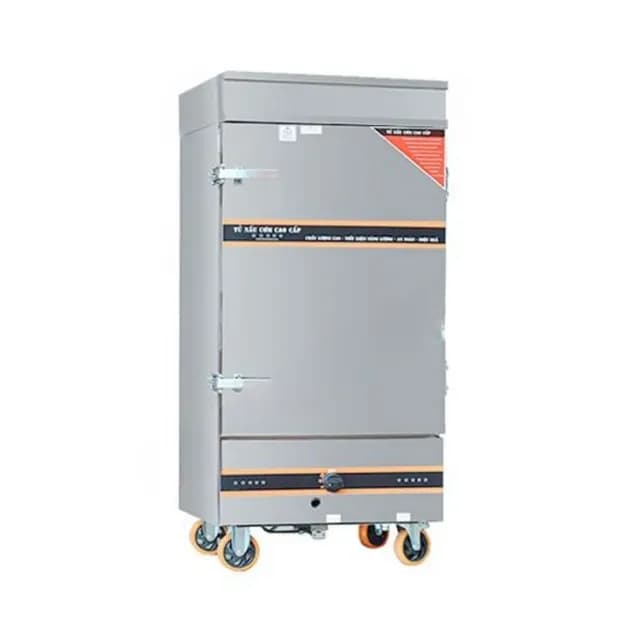 Tủ nấu cơm công nghiệp dùng gas tích hợp đồng hồ đảo nhiệt