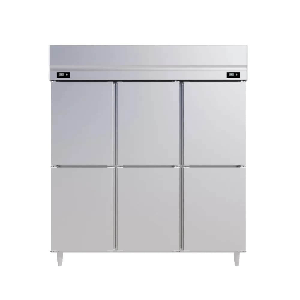 Tủ nửa đông nửa mát 6 cánh DMDQ.6I1750 dung tích 1750 lít quạt gió