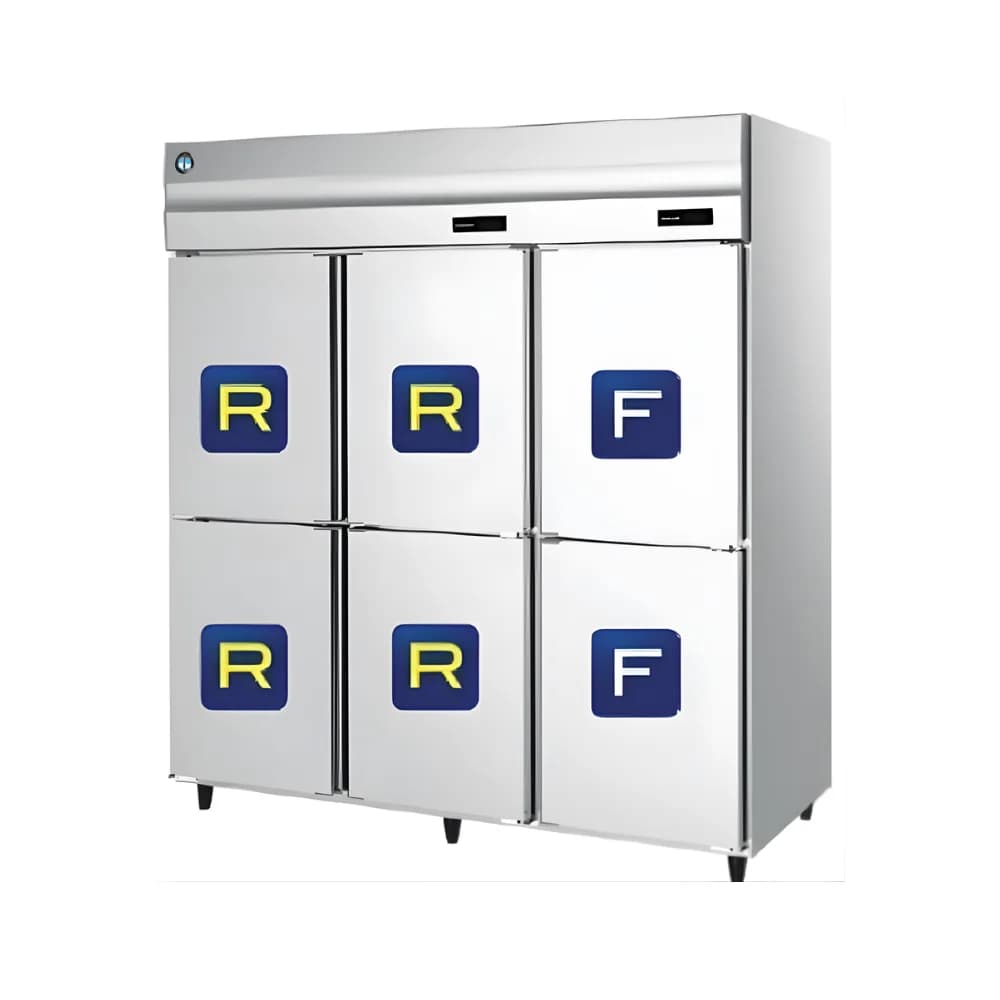 Tủ nửa đông nửa mát 6 cánh Hoshizaki HRF-188MA-S dung tích lớn