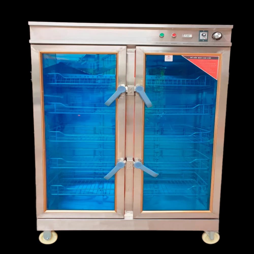 Tủ sấy bát đĩa 2 cánh kính TC TSB 2CK dung tích 1200 lít