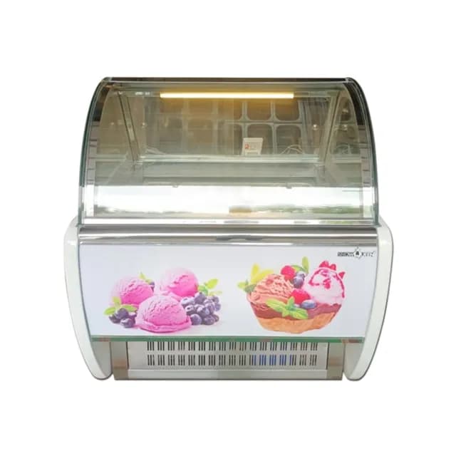 Tủ trưng bày kem cứng 10 khay