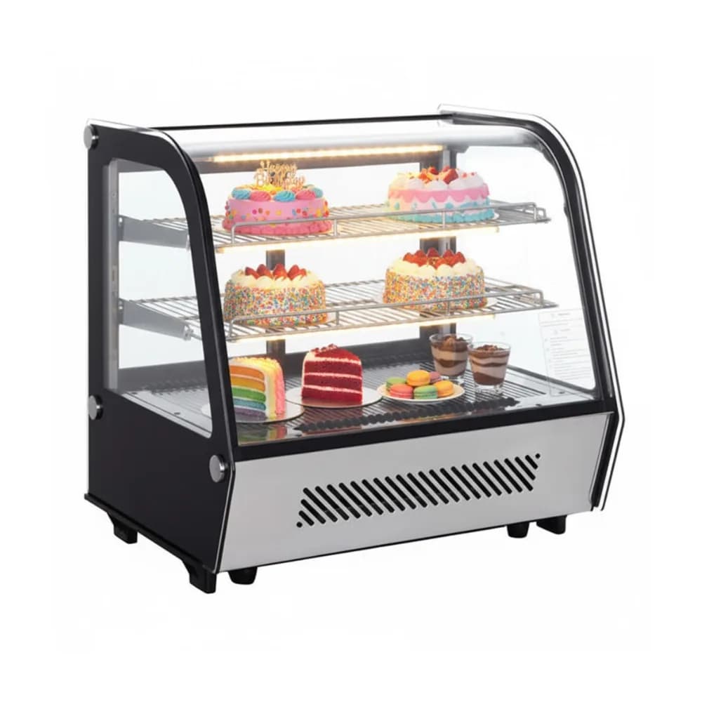 Tủ trưng bày kính cong Berjaya BJY-DC-160L dung tích 160L