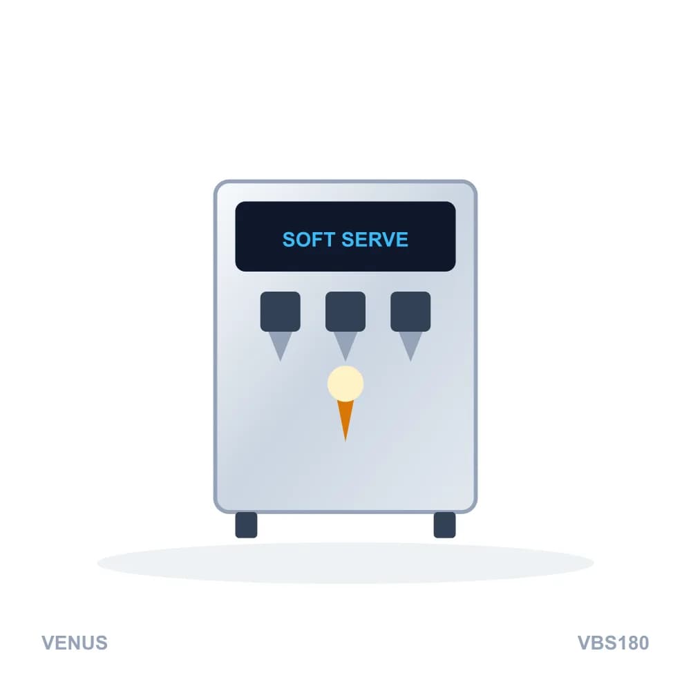 Máy kem tuyết Bingsu Venus VBS180