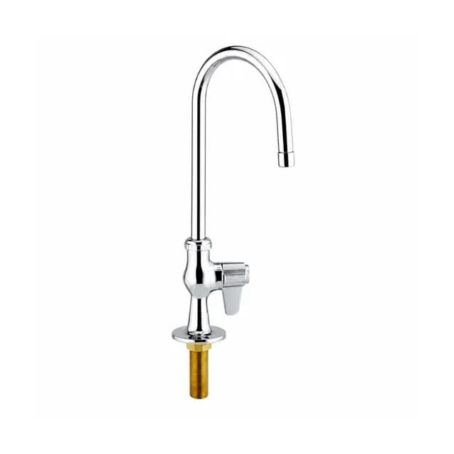 Vòi chậu rửa cổ ngỗng TS 5F-1SLX05 cao 371mm chất liệu đồng mạ crom