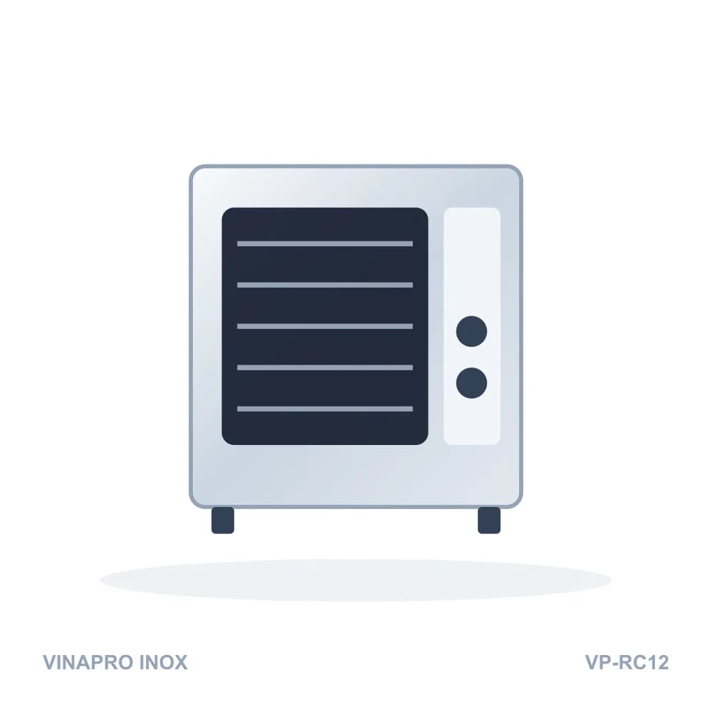 Tủ nấu cơm 12 khay dùng gas VinaPro