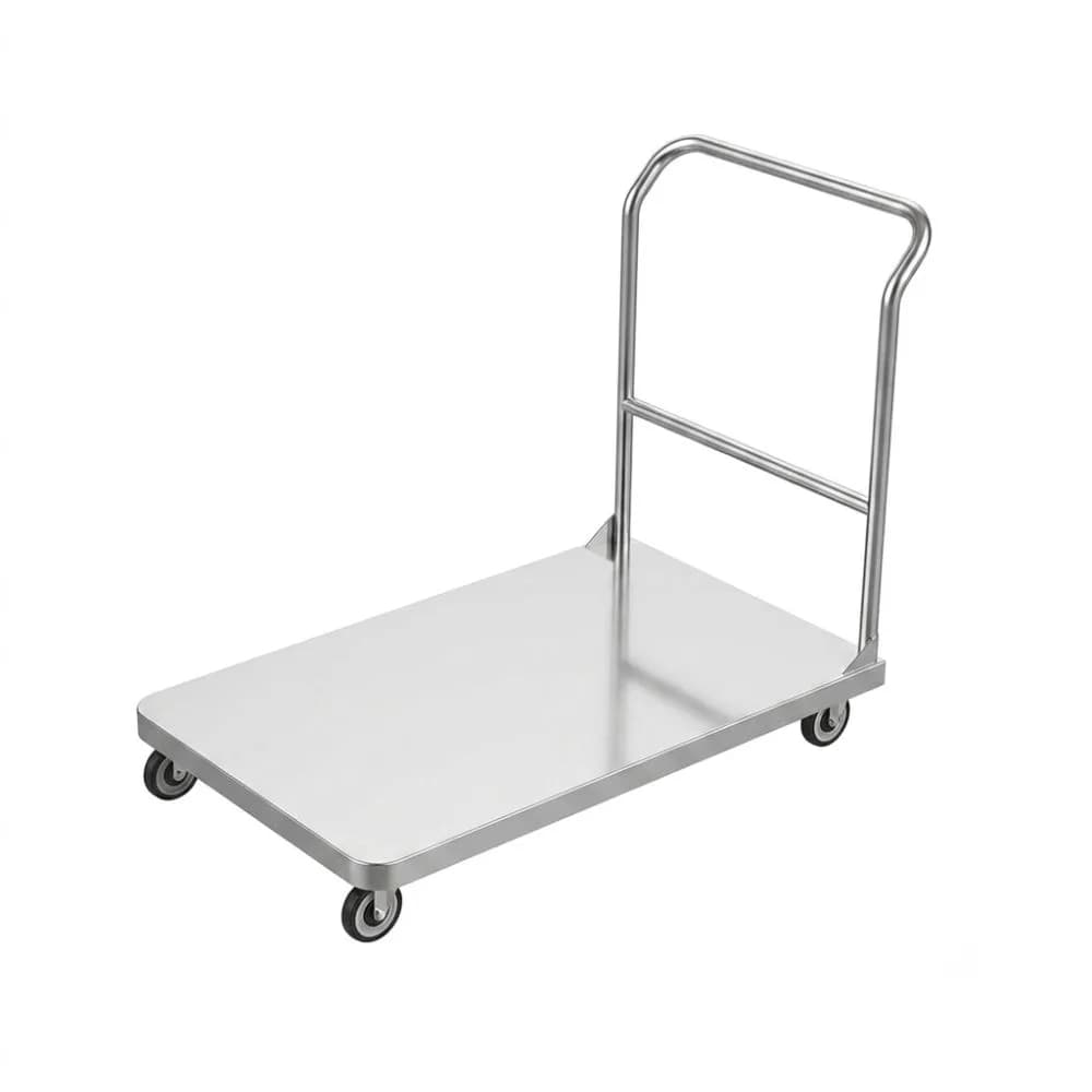 Xe đẩy inox 1 tầng VinaPro Inox VP-XD01 800x600x900mm