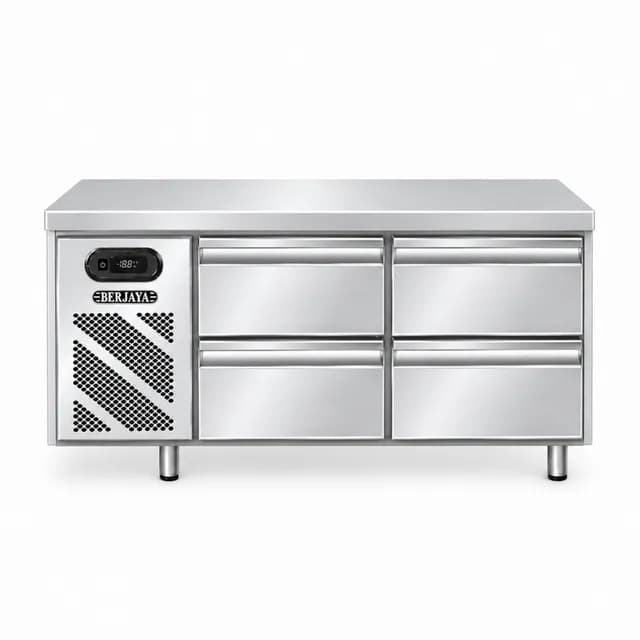 Bàn mát 4 ngăn kéo 2 tầng Berjaya 4DRC-1850-29-2R