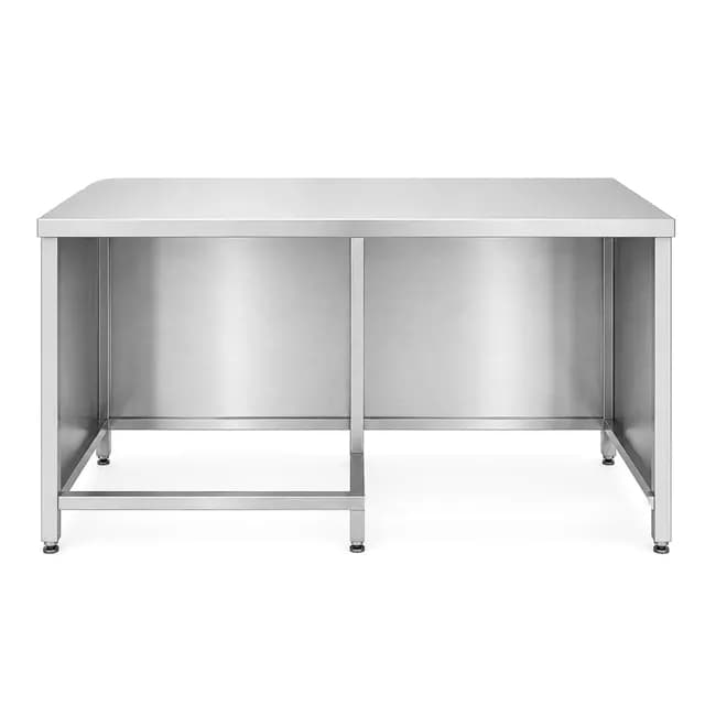 Bàn quầy inox 1 tầng 1m5 VinaPro Inox VP-BQT001 chân tăng chỉnh