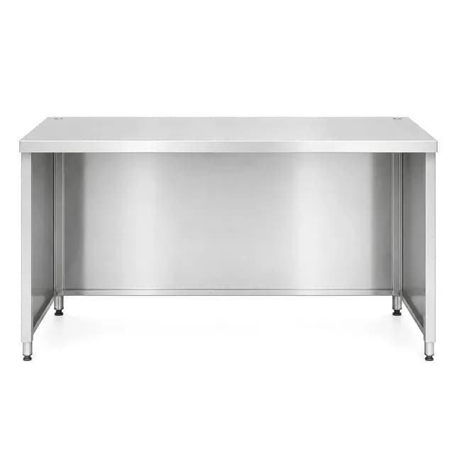 Bàn quầy inox 1 tầng VinaPro Inox VP-BQT01 dài 1300mm quây 3 mặt