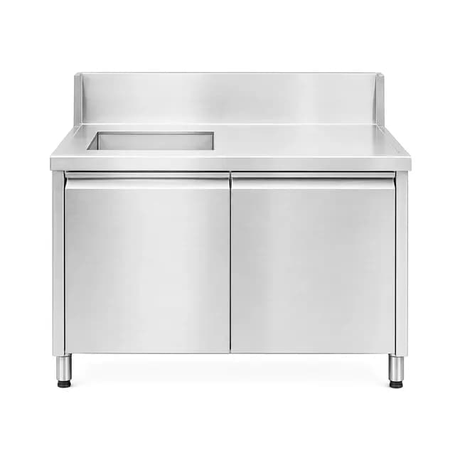 Bàn quầy inox đặt bếp từ VP-BQB01