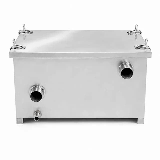 Bẫy mỡ inox 90 lít VinaPro Inox VP-BM90 3 ngăn