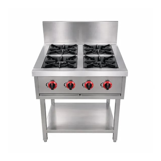 Bếp âu 4 họng VinaPro Inox VP-BA04V đánh lửa Magneto