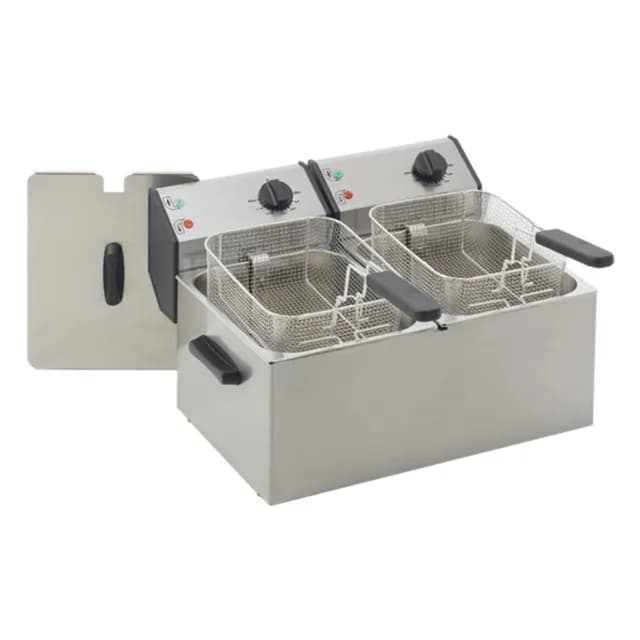 Bếp chiên nhúng đôi Roller Grill FD80D dung tích 8Lx2 chính hãng