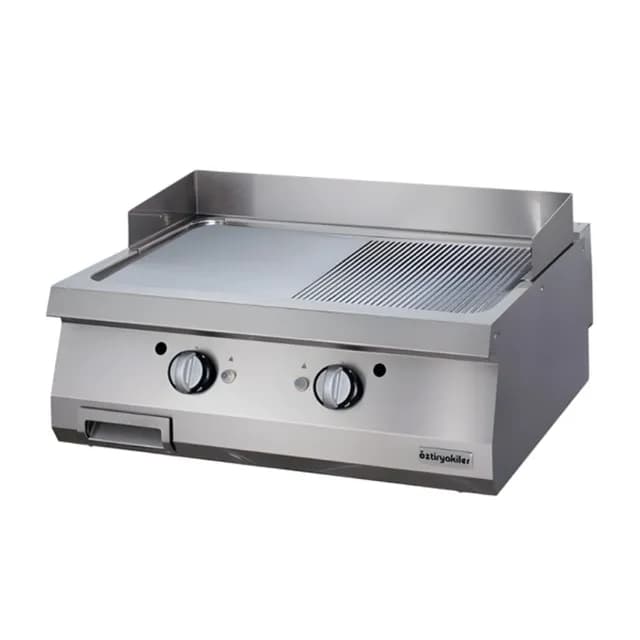 Bếp rán bề mặt Ozti OGG 8070 1/2 N dùng gas 14kW
