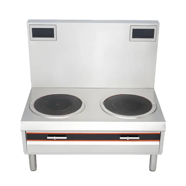 Bếp từ công nghiệp đôi mặt phẳng TC BH/2H12-2 công suất 12KW hoặc 15KW