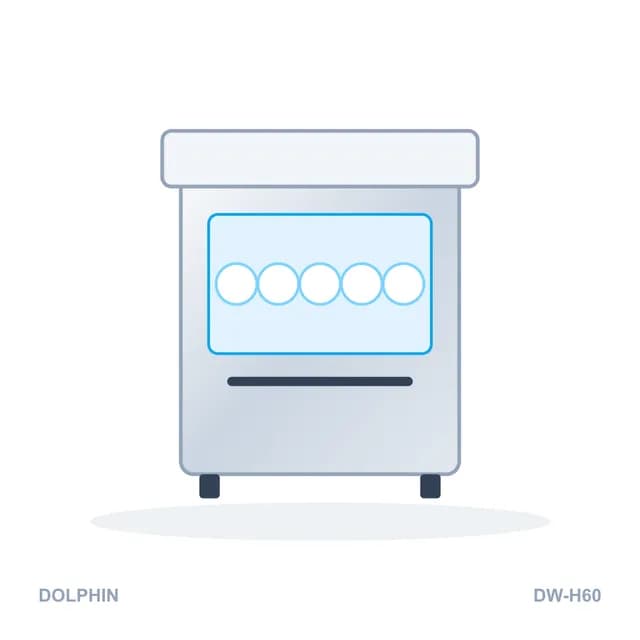 Máy rửa bát cửa trượt Dolphin DW-H60