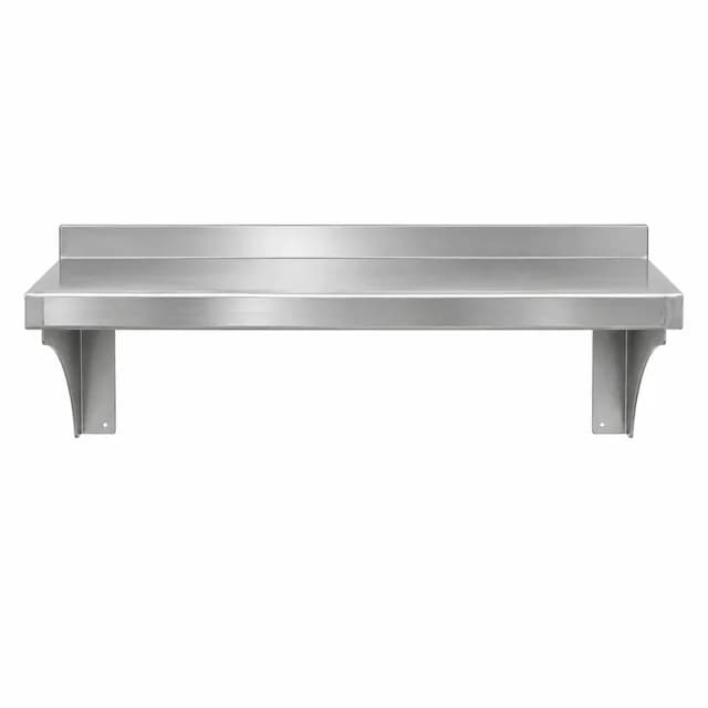 Giá phẳng treo tường inox 304 1 tầng VinaPro Inox VP-GPT01 dài 1000~2000mm
