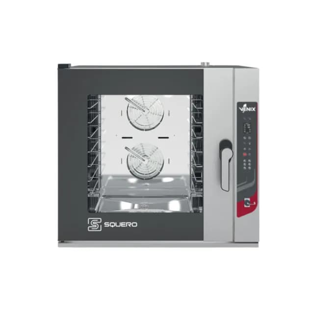 Lò hấp nướng đa năng Venix 6 khay GN 1/1 SQ06DGC công suất 10.6 - 12.5 kW