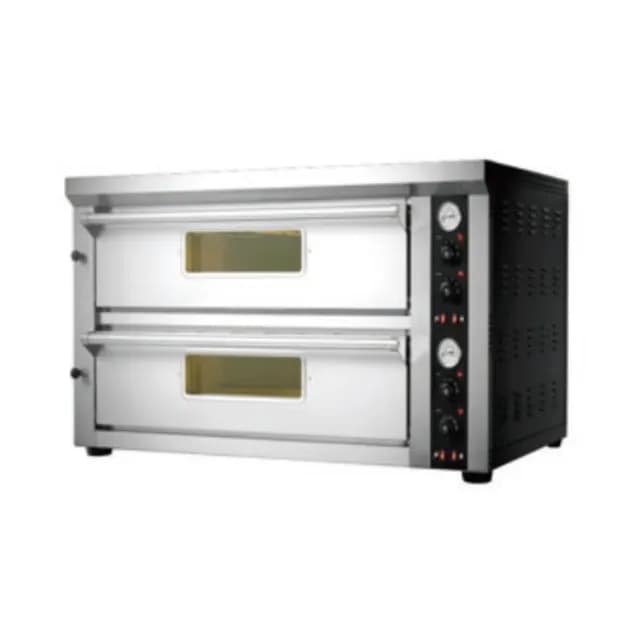 Lò nướng pizza 2 tầng dùng gas Hongling PZG-402A nhiệt độ 500 độ C
