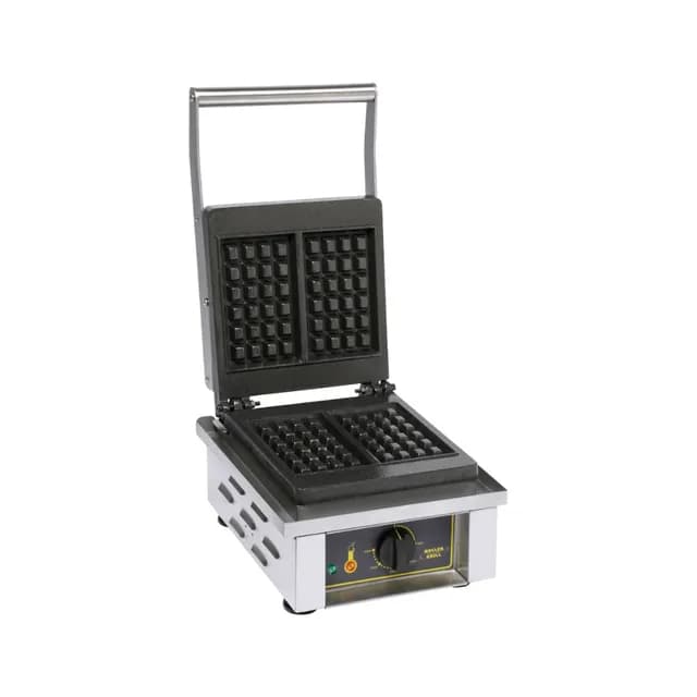 Máy làm bánh waffle đơn dạng vuông Roller Grill GES 20-2 công suất 1,6kW