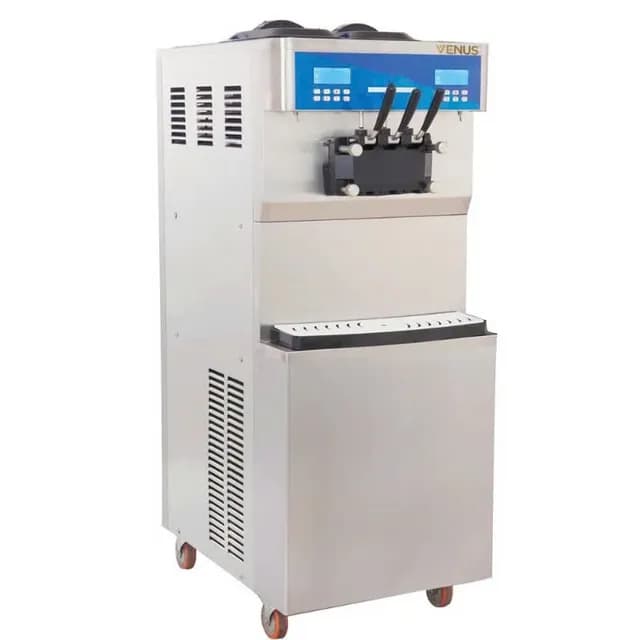Máy làm kem tươi Venus VSC366L 2 block làm lạnh công suất 4200W
