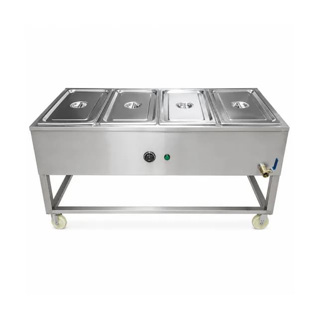 Quầy giữ nóng thức ăn VinaPro Inox VP-GN4K 4 khay 1500mm